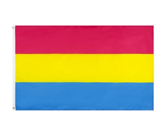 3x5 Pansexual FLag / rainbow flag / pansexual flag/ gaypride LGBTQ+ /  Gay pride flag / pansexual LGBT / Pan LGBT flag / Pansexual / Pansex