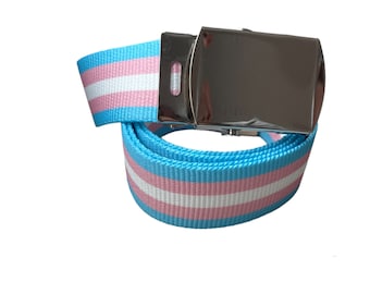 Transgender Pride-riem, regenboogriem, LGBT-riem, transgenderriem, transvlag, LGBT-accessoires, LGBT, transgendervlag, lgbt, transvlag