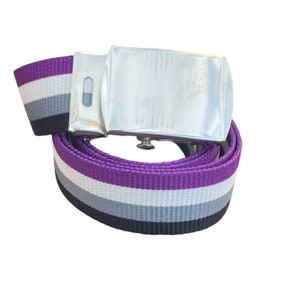 Asexual Pride Belt, Rainbow Belt, LGBT Belt, Asexual Belt, asexual flag,  LGBT accesories, LGBT,  asexual, ace, asex flag, lgbt, lgbt pride