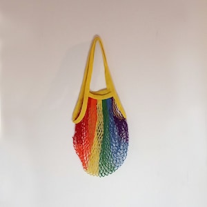 Rainbow grocery bag | LGBT bag | Cotton bag | Gay pride bag | Colorful bag | Shopping bag | Rainbow shopping bag | Reusable bag | LGBTQ