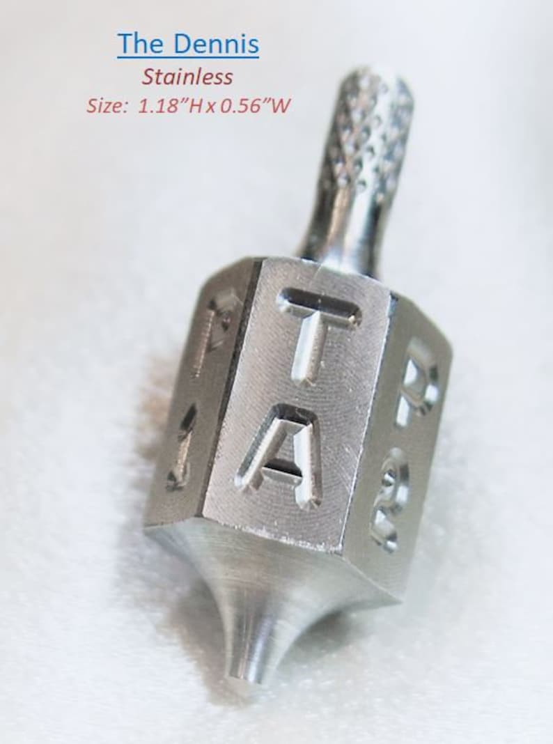 Spinning Top Put & Take Bar Game DENNIS Model Spinning Tops, Put and