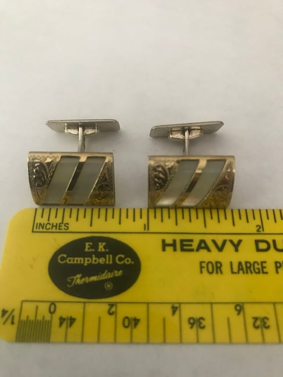 Norwegian gold on silver Cufflinks