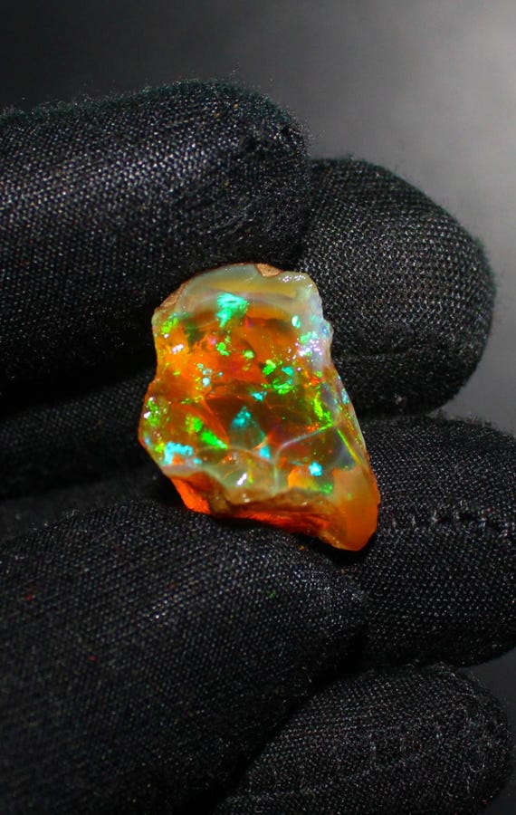 Opal Rough Stone, Natural Opal Rough, Welo Fire Opal Stone, Loose