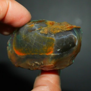 Opal Rough Natural Ethiopian Opal Rough Multi fire large 50x34x31 MM welo opal rough loose gemstone multi color big opal rough 317.45 Cts