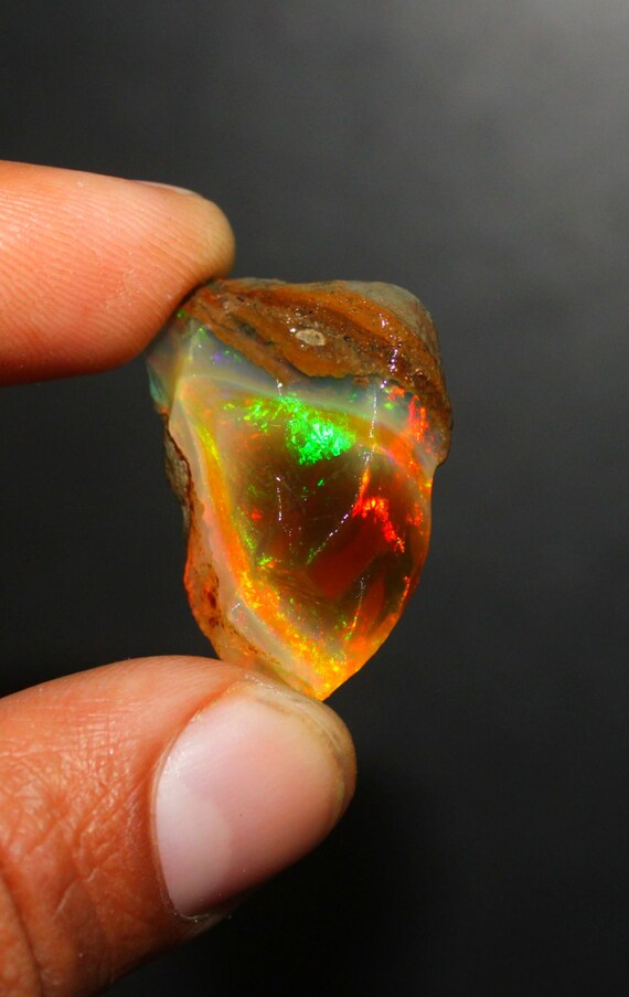34.80カラットのオパール原石、ビッグオパール原石、天然オパール原石