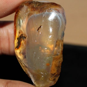 Opal Rough Gemstone Natural Ethiopian Raw Opal Welo fire opal rough multi fire loose fire opal gemstone Big opal size 41x24x15 MM 91.80 Cts