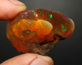 Opal Rough, unique egg Opal Rough, Ethiopian Opal Rough, Natural Opal Rough, multi Fire big Welo Opal Rough, Loose large Opal Raw 75.30 Cts