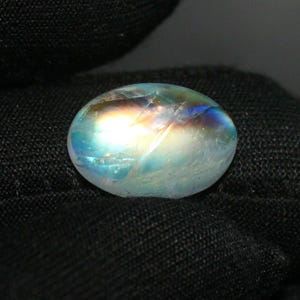 Moonstone, Rainbow Moonstone Cabochon, AAA Natural Golden Moonstone, Oval shape Moonstone, Loose Oval Moonstone jewelry making, 7.85 Ct