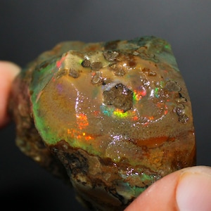 Opal Rough AAA quality Natural Ethiopian Large 53x41x33 MM Welo fire opal rough multi color opal rough, big opal crystal gemstone 286.60 Ct