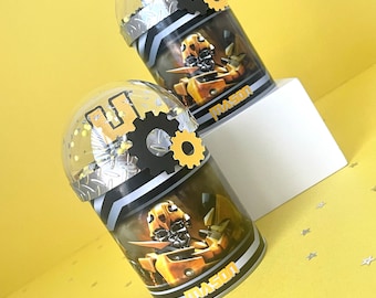 Transformers Party Favor: Personalized Chip Cans, Shaker Top