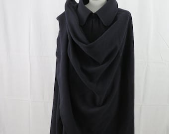 Tabarro - men's wool and cashmere cape
