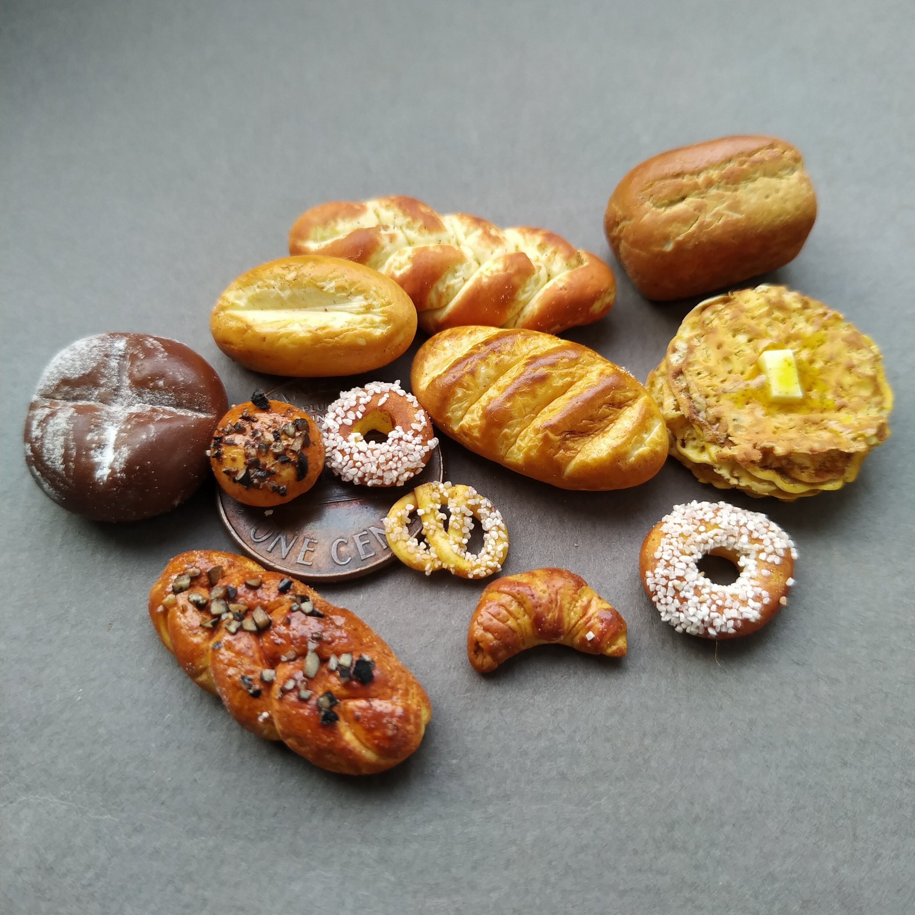 Barbie doll food miniature food polymer clay pastry Etsy