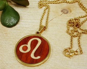 Leeuw hanger ketting, gewoon elegante ketting, leeuw sterrenbeeld ketting, leeuw teken ketting, leeuw horoscoop ketting, leeuw symbool juweel