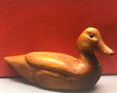 Hand carved Vintage Wood Duck Decoy