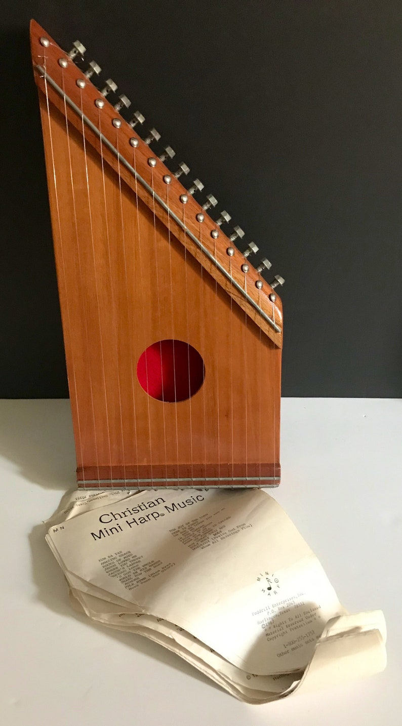 Vintage Judy Harp Mini Harp Foddrill Enterprises Inc. Etsy