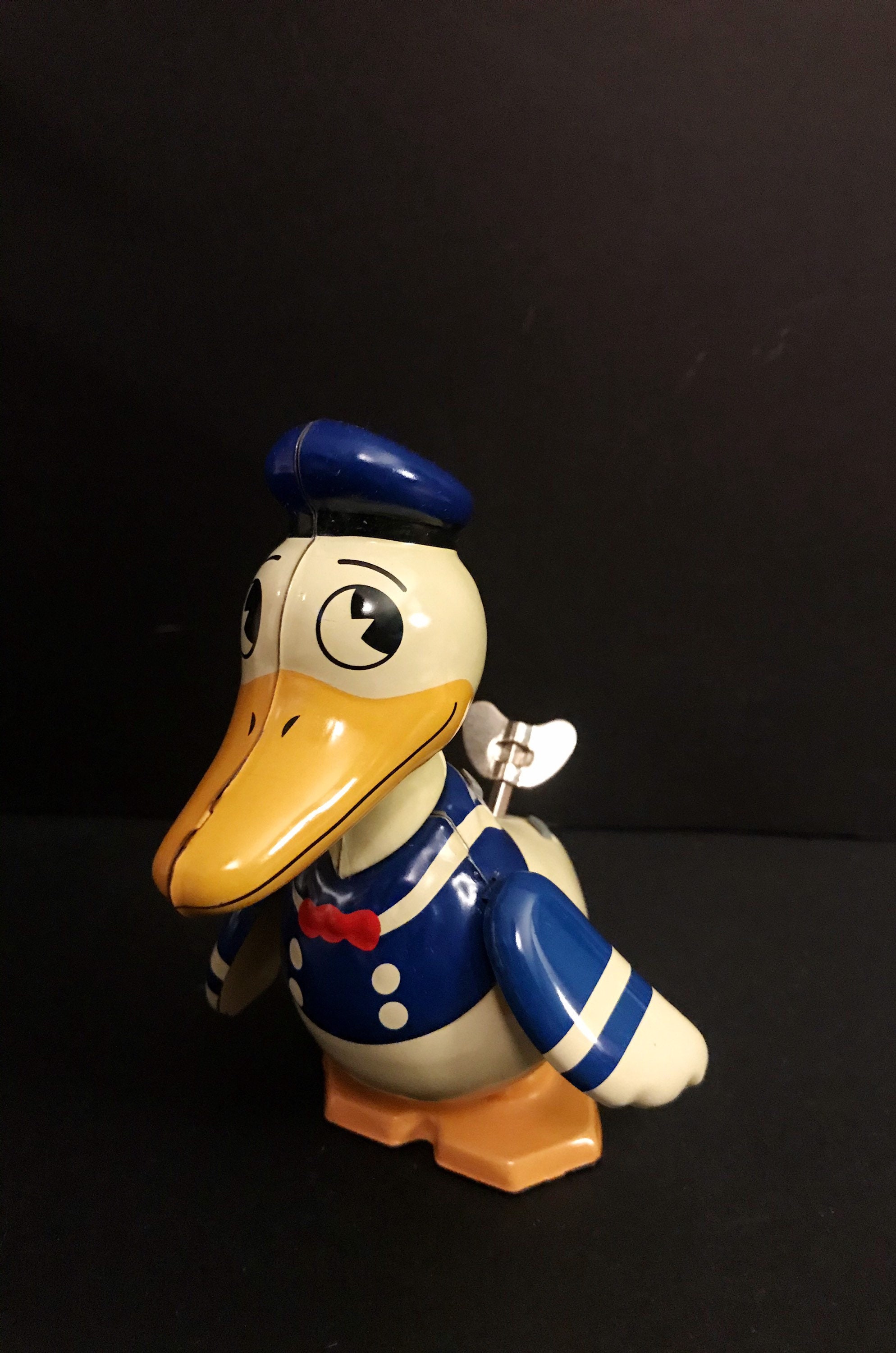 Vintage Schylling Tin Disney Donald Duck WindUp Toy Etsy
