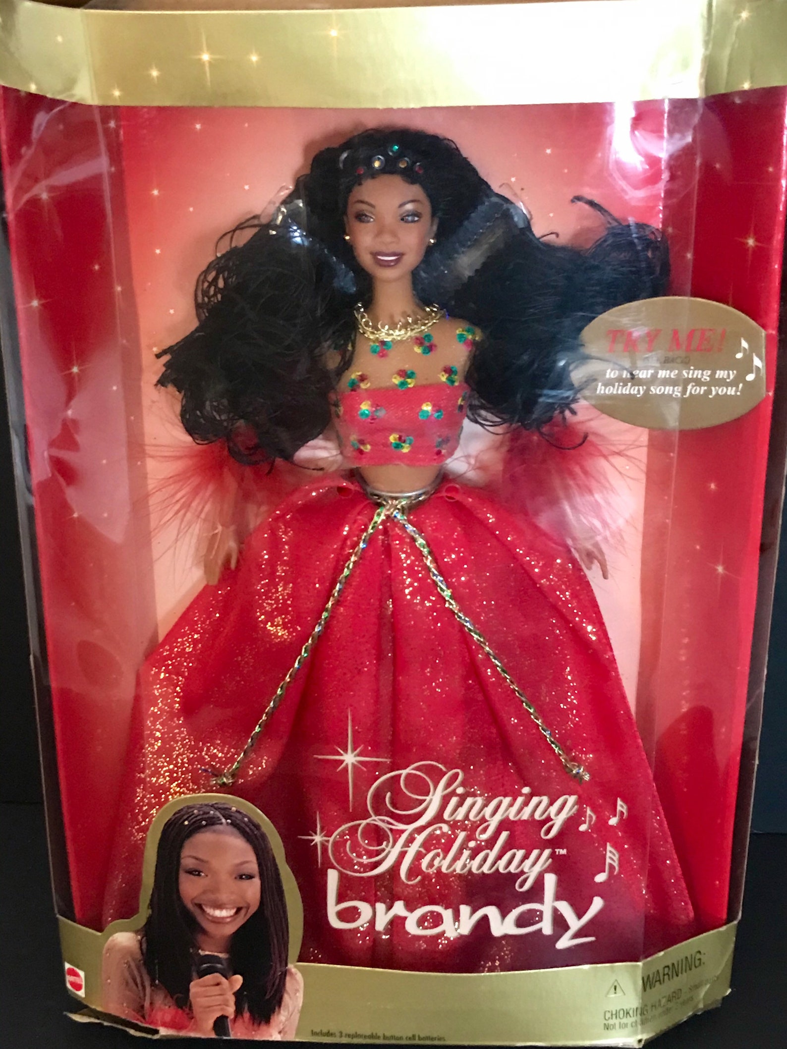 Brandy Norwood Doll Singing Holiday Edition Mattel Etsy