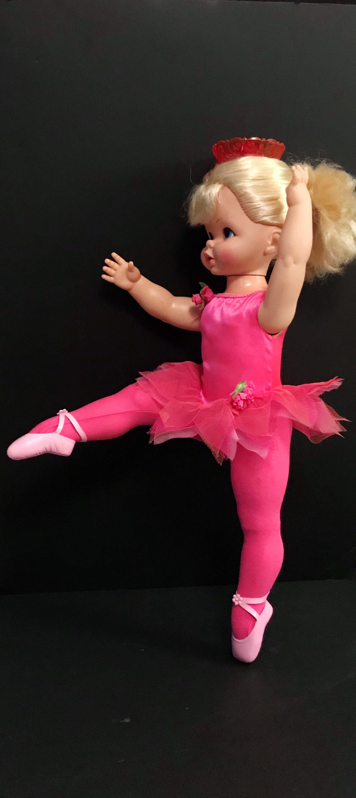 Vintage Mattel 1968 Dancerina Ballerina Tested And Works With Etsy 