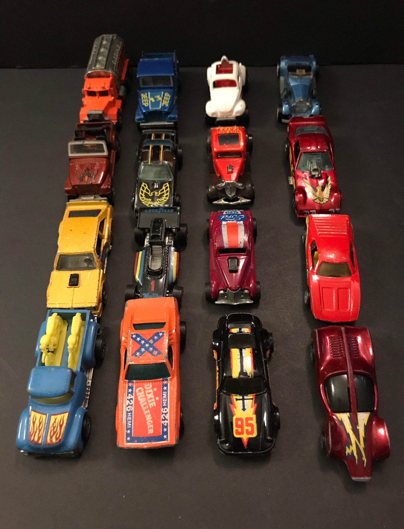 Vintage 80s 90s Hot Wheels Blackwall 16 Car Lot and Showcase Etsy