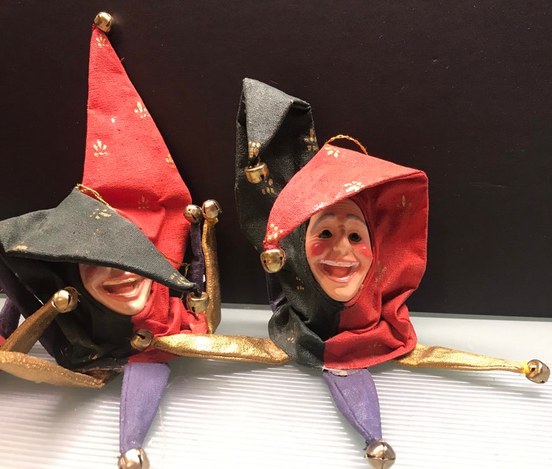 Katherine\u2019s Collection Jester Head ~ Christmas Ornament ~ Holiday Decor
