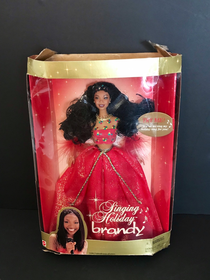 Brandy Norwood Doll Singing Holiday Edition Mattel Etsy