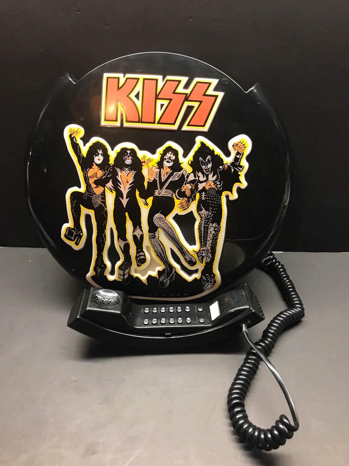 Vintage Kiss Rock Band Telephone Rock N Roll Memorabilia Etsy