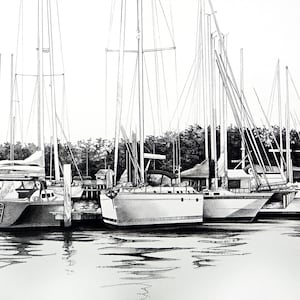 PRINT: &quot;Greenport #18&quot; on 12&quot;x24&quot; Archival Paper