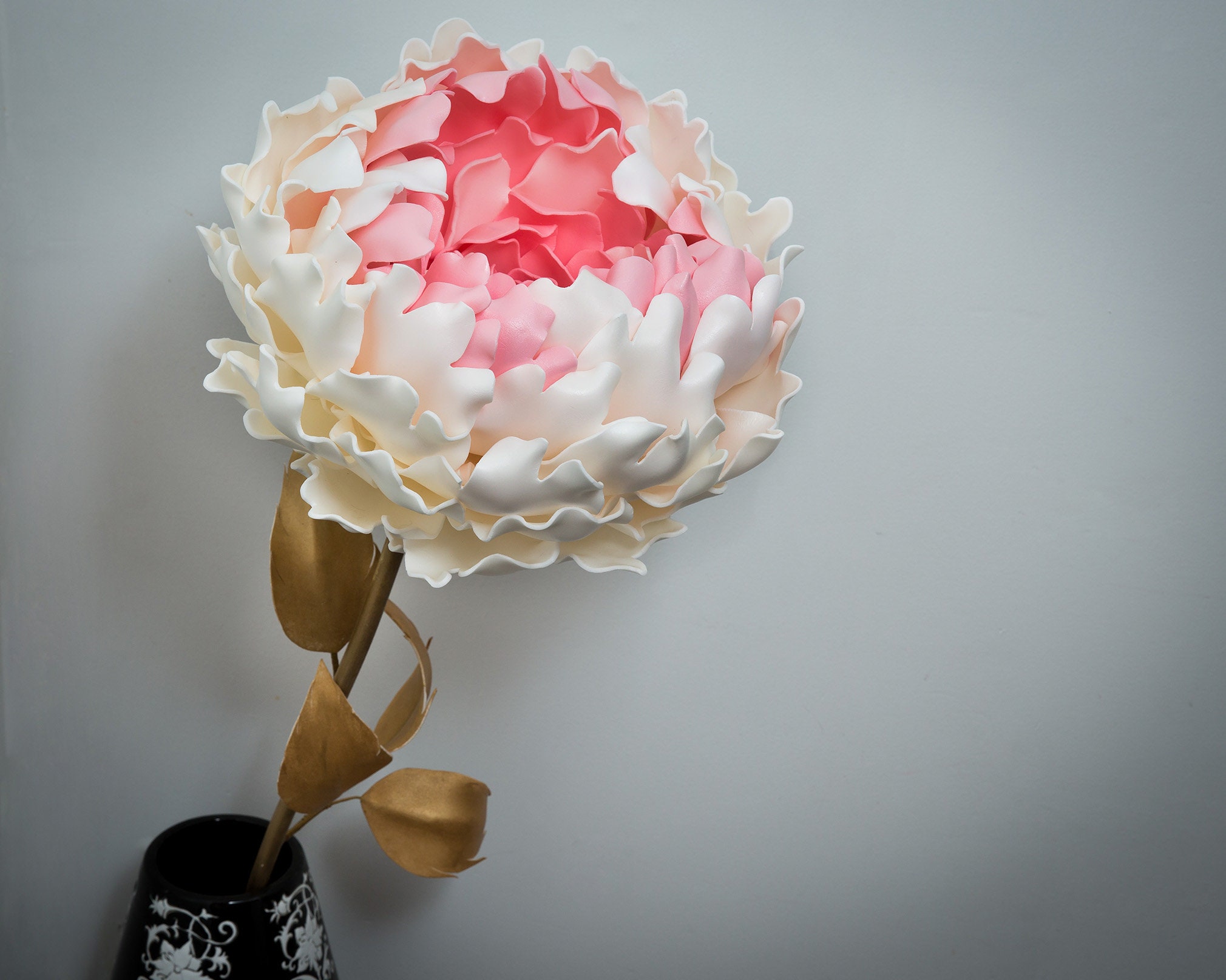 Unique Home Decor Giant Flower For A Floor Vase Decor For Etsy