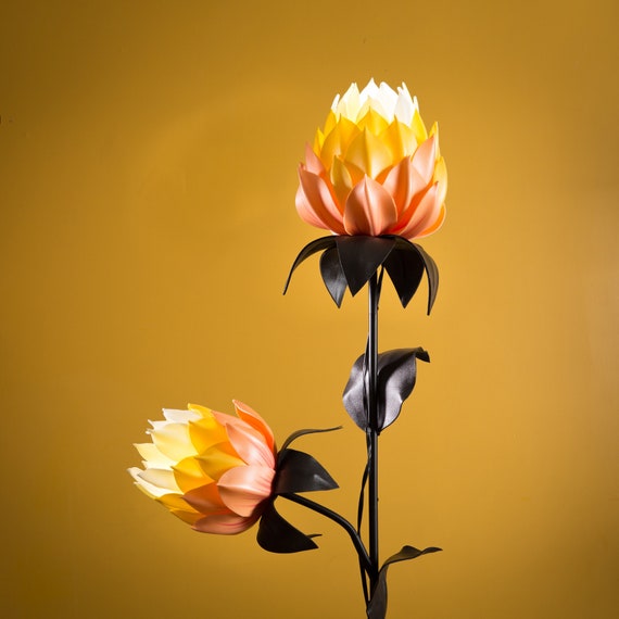 Led flower floor lamp deals