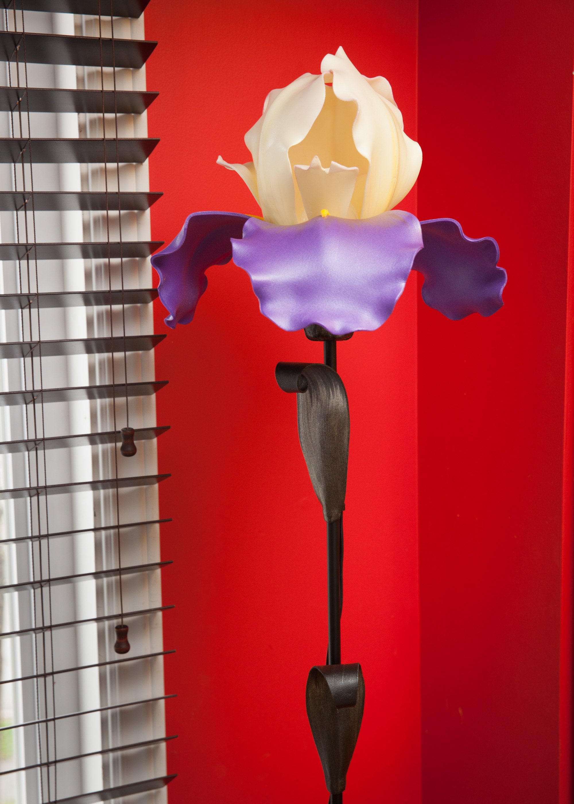 Flower floor lamp a living room lamp and a bedroom floor lamp Etsy