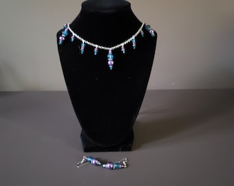Collar y pendientes