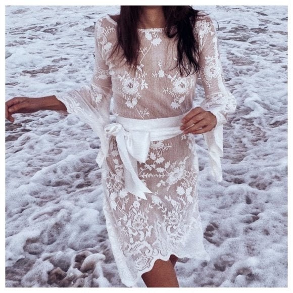 white see through dresses for sale