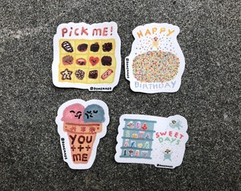 Sweet sticker(set of 4)