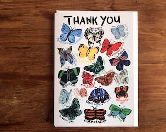 Thank you Butterfly Card