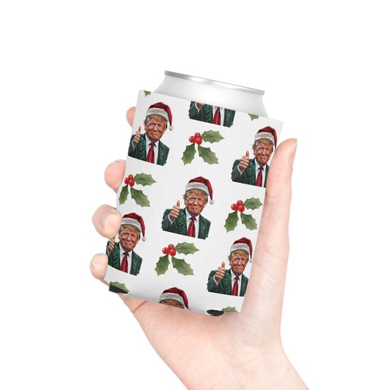 Funny Trump President Can Cooler / Koozie – Liberal Tears Spoof Design