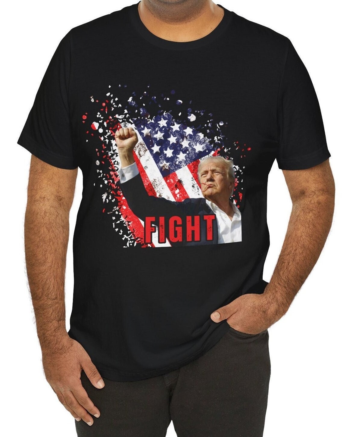 Fight Donald Trump Shirt Republican Convention Trump Fight T-shirt Trump Fight Tshirt I Stand With Trump  Donald Trump T-Shirt Trump Shirt
