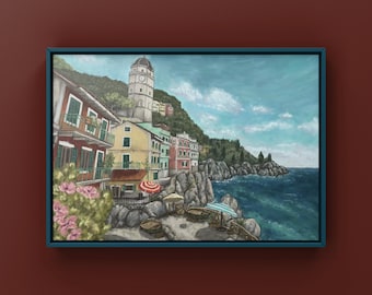 CSGO Tuscan Landscape Oil Painting | CSGO Merch | Postcard | CS2 Gaming poster | Art Print | CounterStrike Art  | By MingoArt