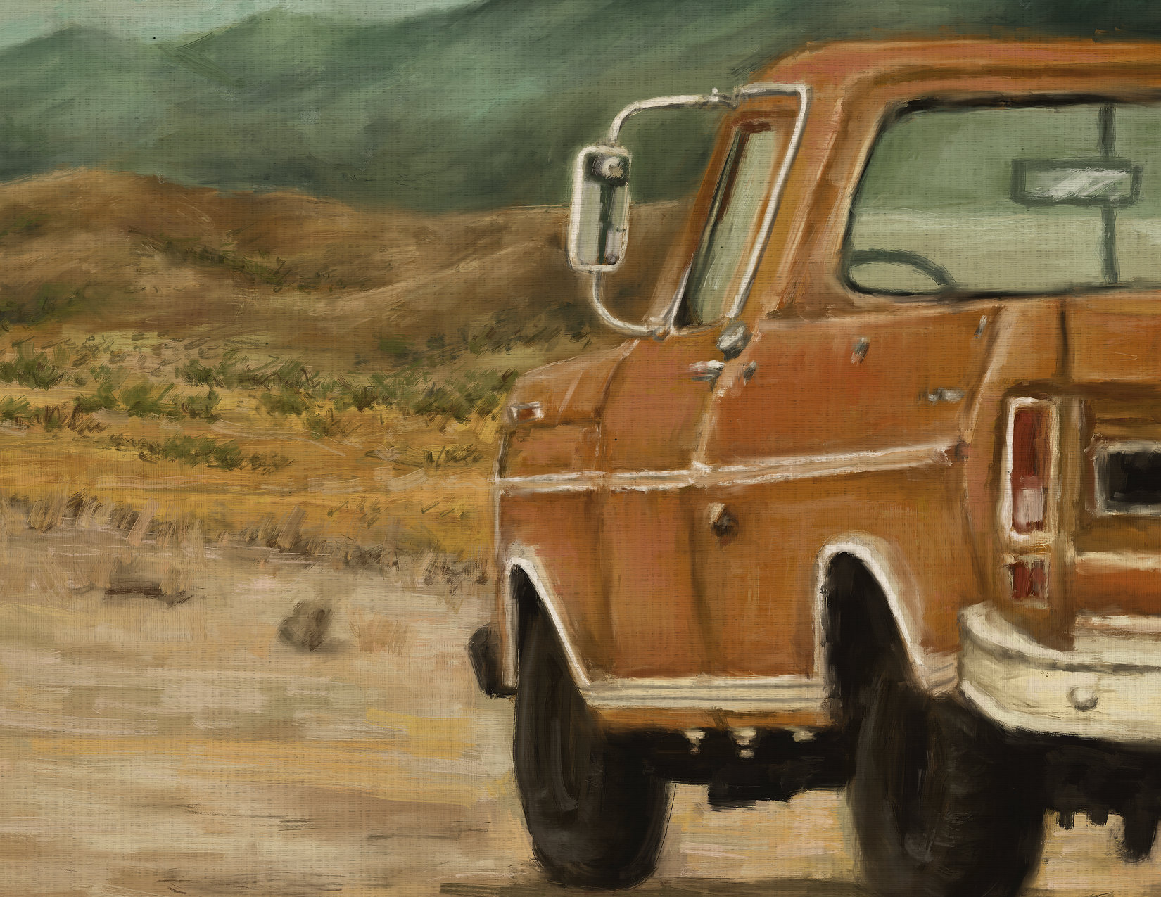 No Country for Old Men Art Print No Country for Old Man Painting — free download