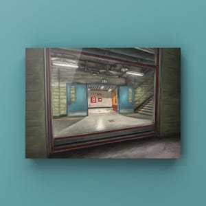 CS2 CSGO Nuke Landscape Oil Painting | CSGO Merch | Postcard | CS2 Gaming poster | Art Print | CounterStrike Art | By MingoArt