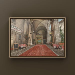 Impressão artística de paisagem de Counter Strike 2 Inferno | Produtos de CSGO | Cartão postal | Pôster de arte de CSGO | Impressão artística de CS | Arte de CounterStrike | Por MingoArt