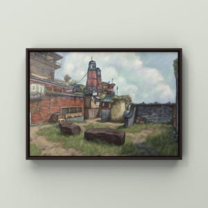Valorant Breeze-olieverfschilderij Art Print | Dappere gameposter | Valorant-merchandise | Gamingposter | Muurdecoratie videogame | Door MingoArt