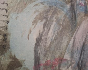 Arte abstracto moderno sobre lienzo