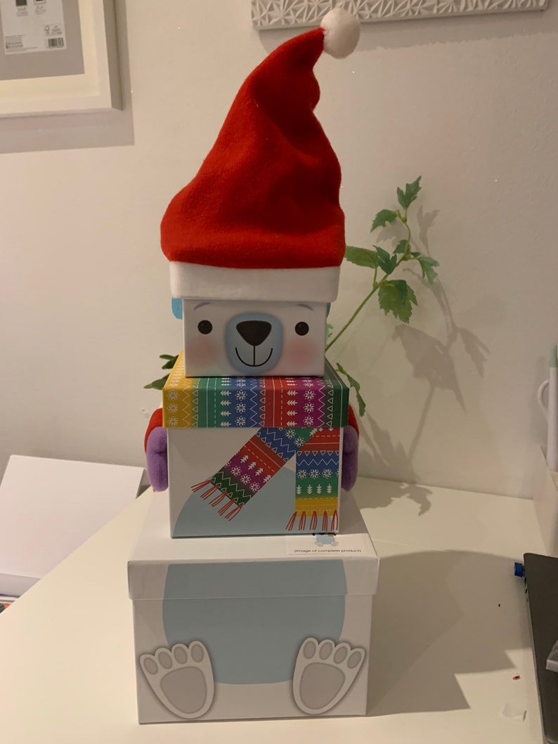 Christmas stacking gift boxes