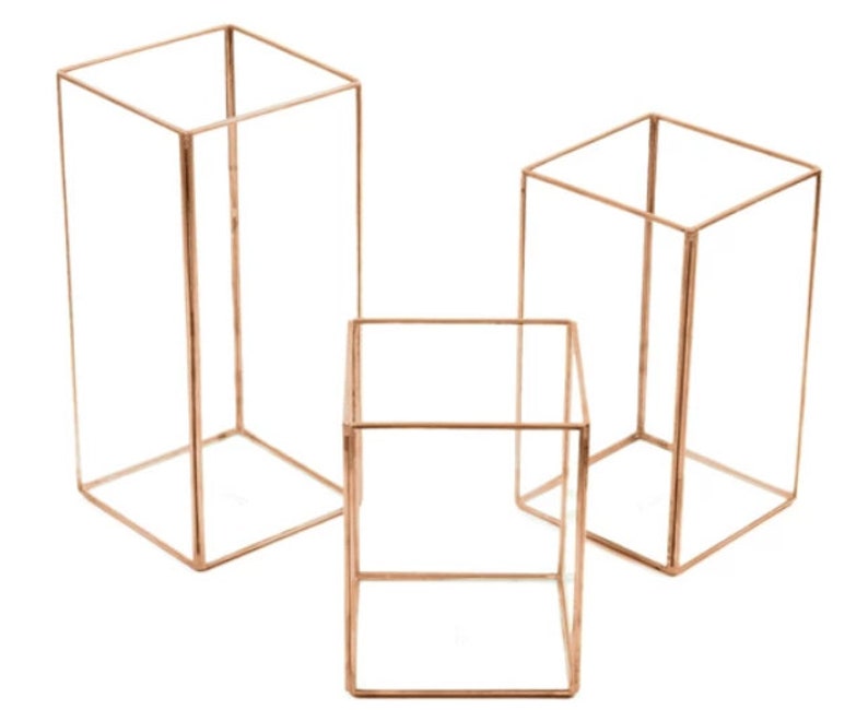 Geometric Hurricane Candle Holder Wedding Centerpiece Etsy