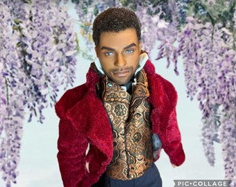 Ropa de hombre con patrón de muñeca Regency