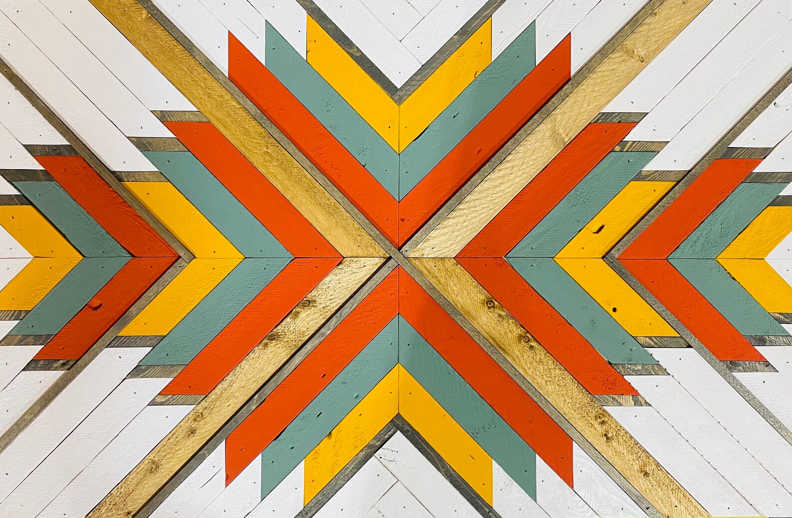 Avalon Geometric Wood Wall Art Wood Wall Art Geometric Art Etsy