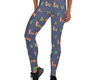 Personalized RNK Shops Llamas Ladies Leggings
