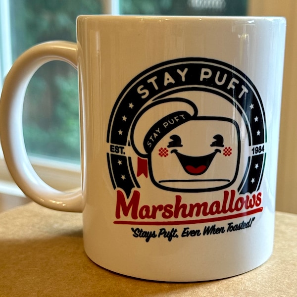 Stay Puft Marshmallows | Ghostbuster inspired | 80's movie | Tea  | Coffee | Mug | 11oz