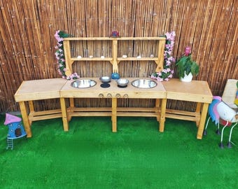 Cucina curva in fango