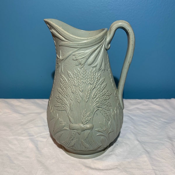 Victorian Salt Glazed Harvest Jug
